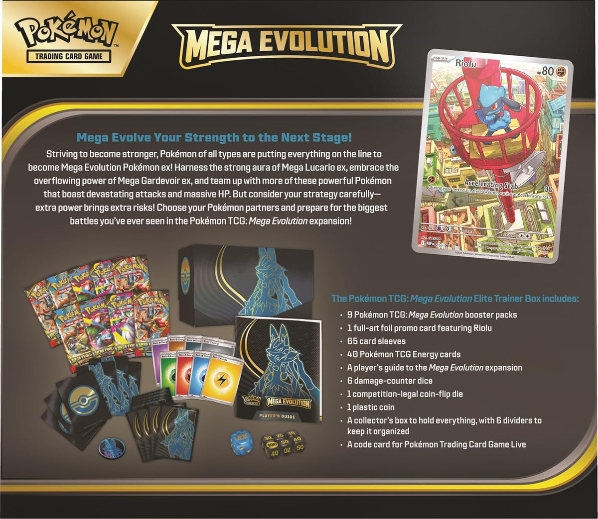 Pokemon TCG: Mega Evolutions 1 Elite Trainer Box