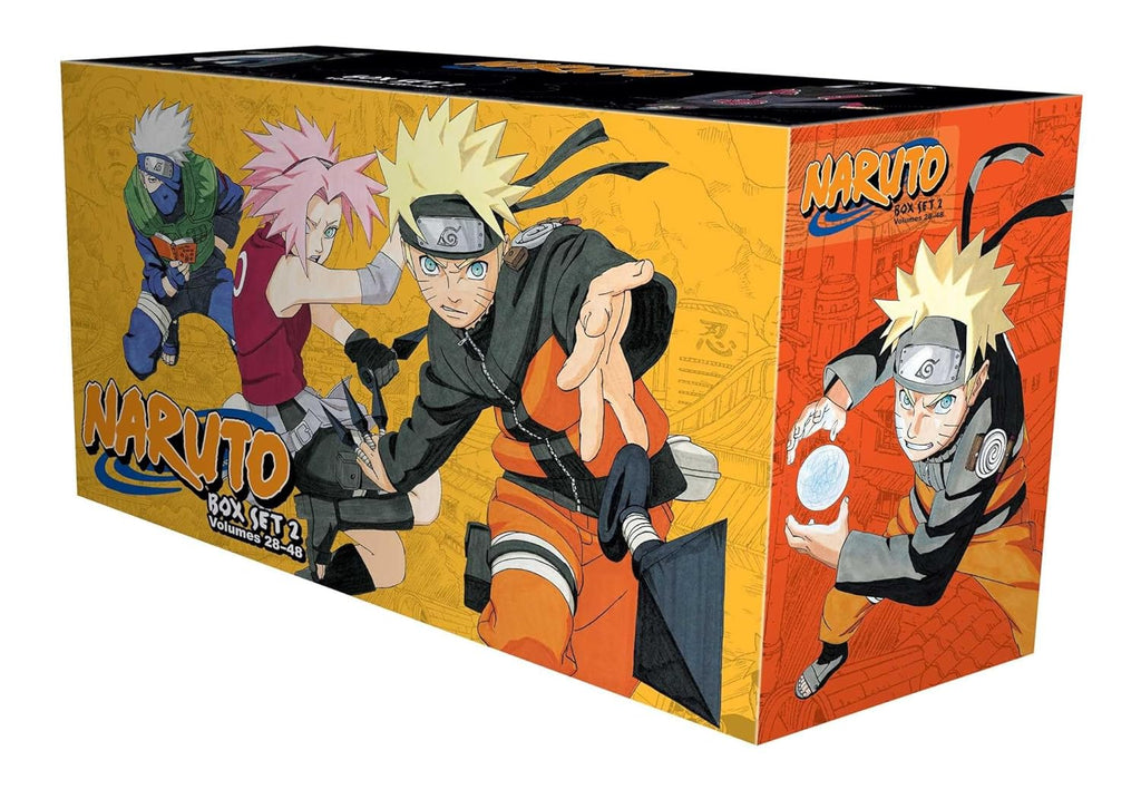 Naruto Box Set 2: Volumes 28-48 with Premium Manga