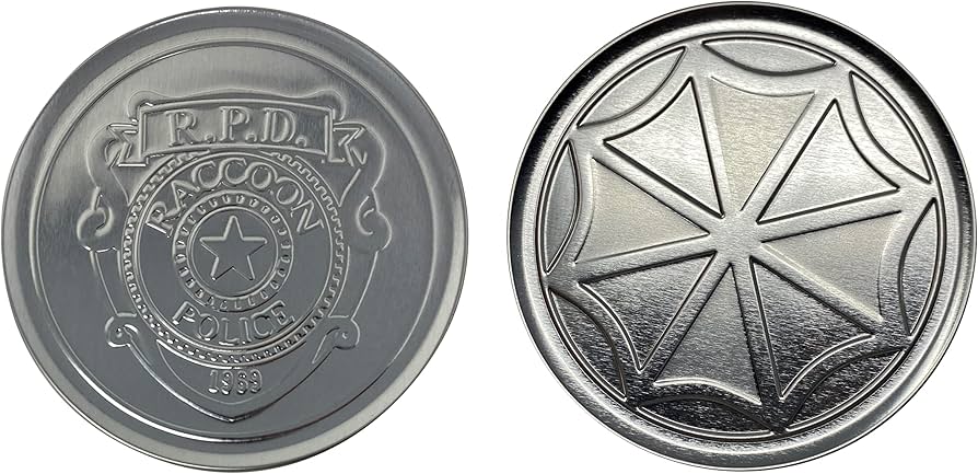 [Horror] Official Resident Evil Metal Drink Coaster Set of 4