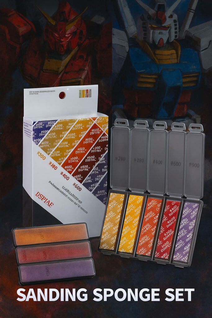 Sanding Sponge Set for Model Kits