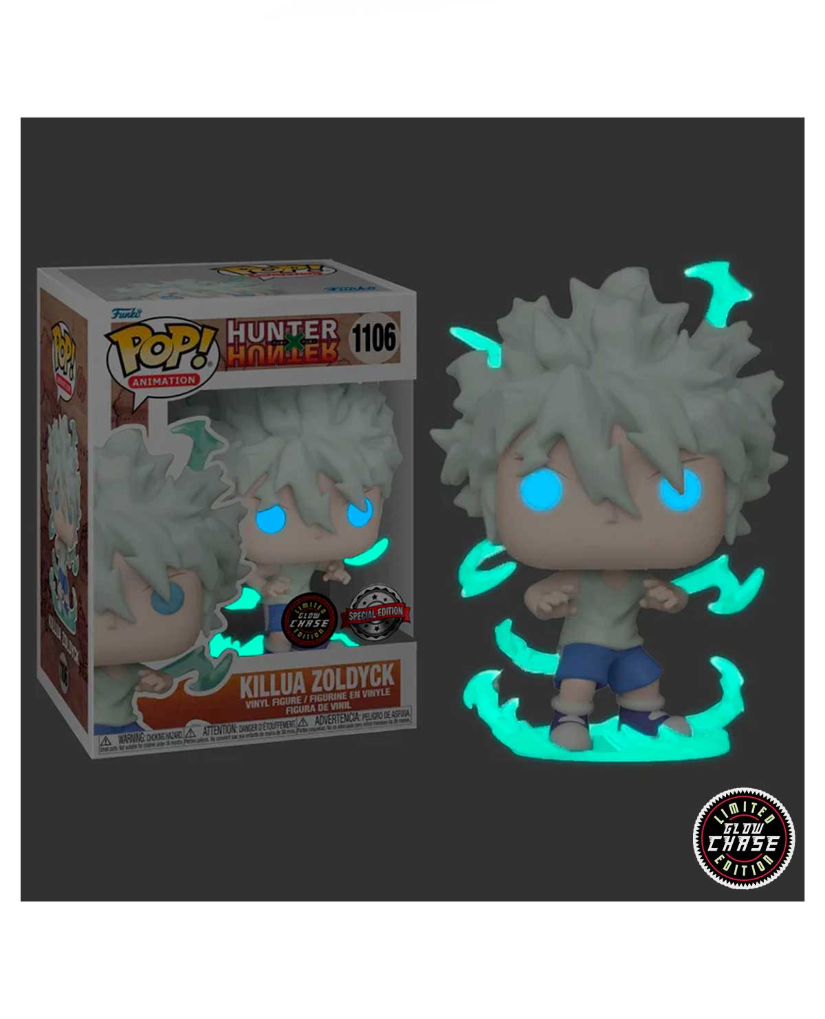 Funko Pop Anime Hunter x Hunter - Killua Zoldyck (Special Edition + Glow Chase)