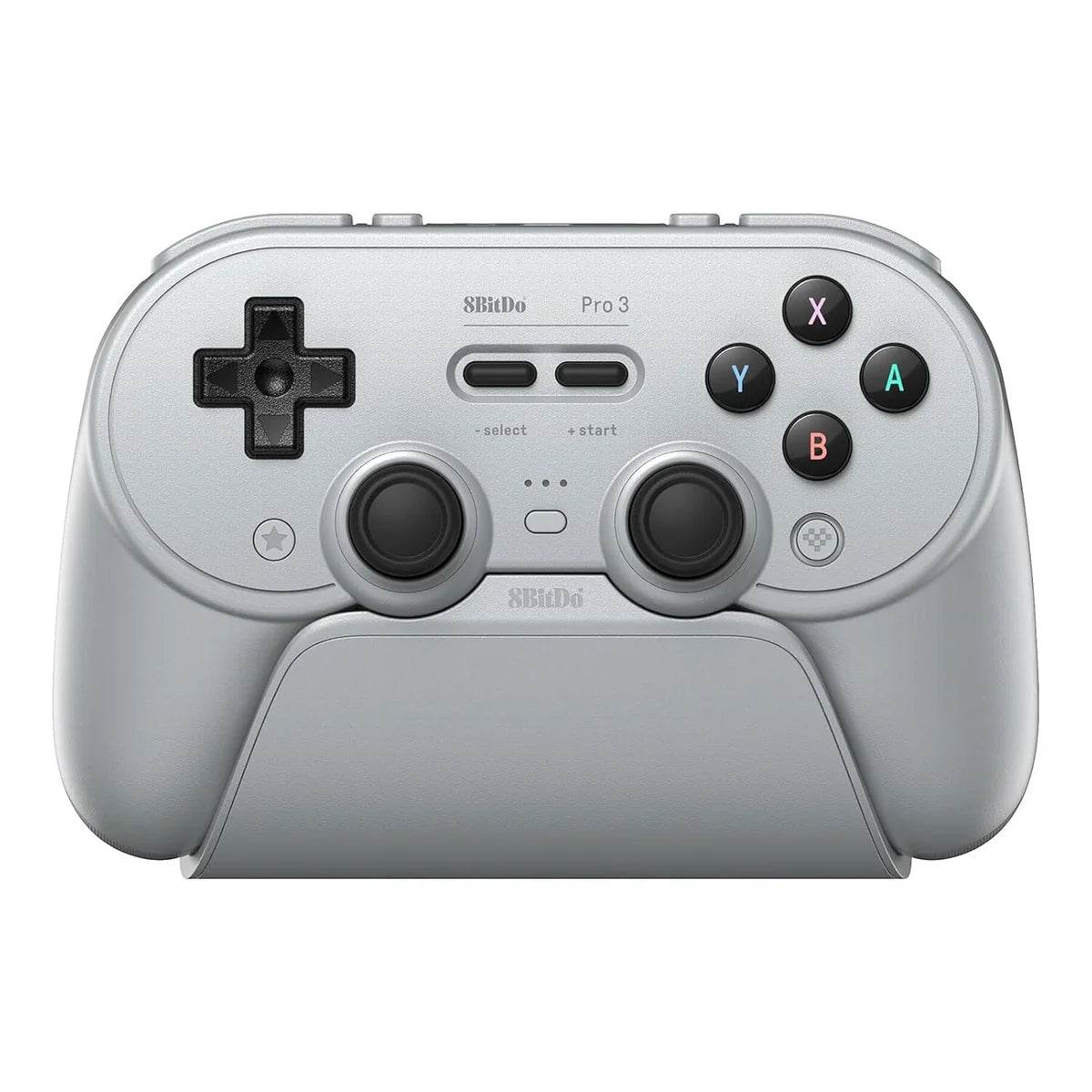 8BitDo Pro 3 Bluetooth Controller for Switch/Switch 2, Windows, Apple, SteamOS, Android – TMR Joysticks (Gray Edition)