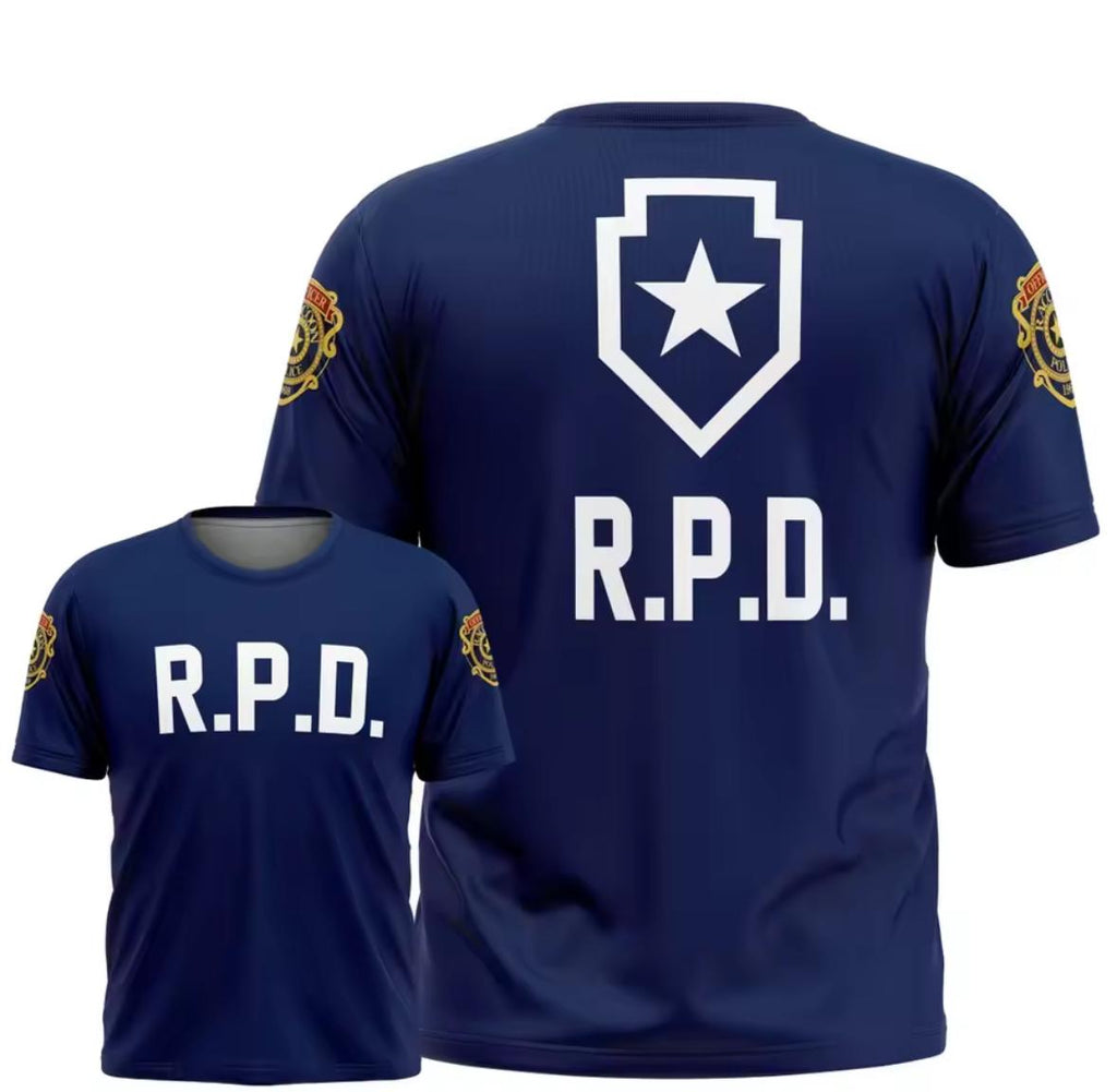 Resident Evil R.P.D. T-Shirt Blue