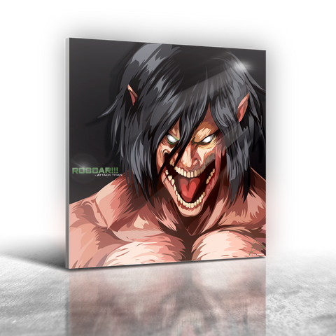 Anime Attack on Titan Attack Titan Frameless Art Painting (30x30cm)