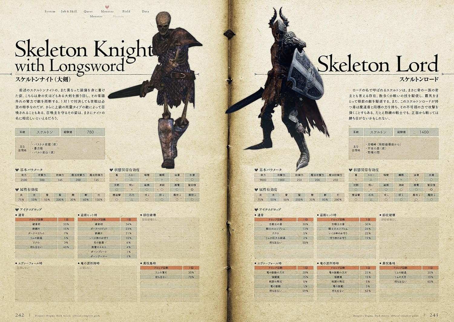 Official Dragon's Dogma Complete Guide 2013 (671 pages) Japanese