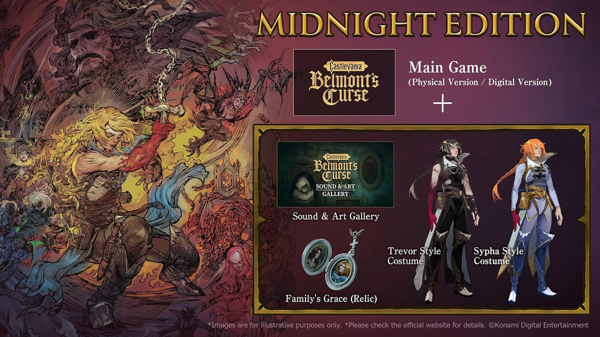[NS] Castlevania: Belmont's Curse Midnight Edition + Steelbook R2