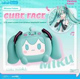 Hatsune Miku CUBE FACE LCD Wireless Bluetooth Earphones Gift Box