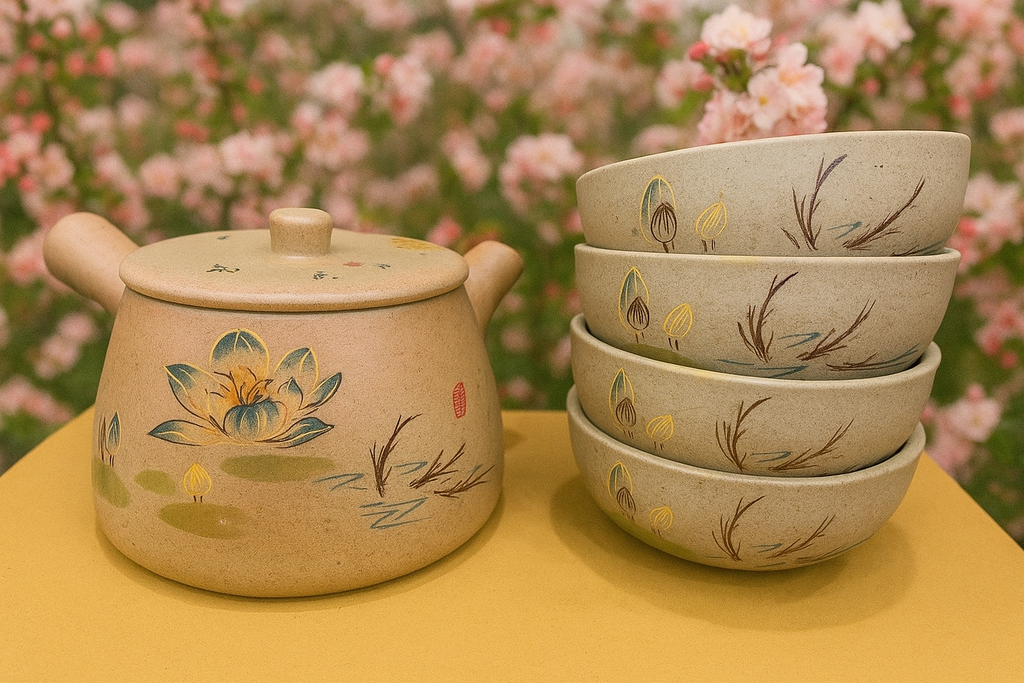 Asian Traditional Teapot 5pcs/set 9