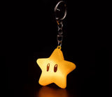 Mario Star Light Keychain