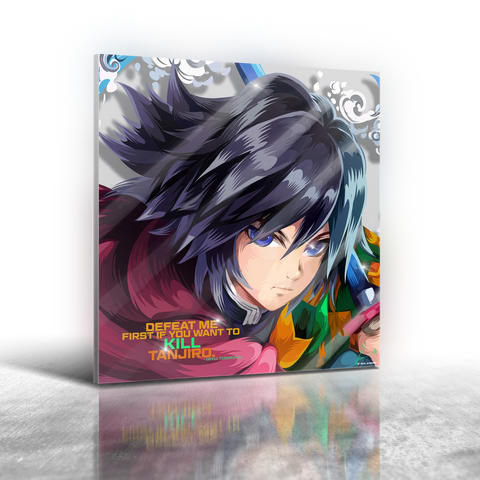 Anime Demon Slayer - Giyu Tomioka Frameless Art Painting (30x30cm)