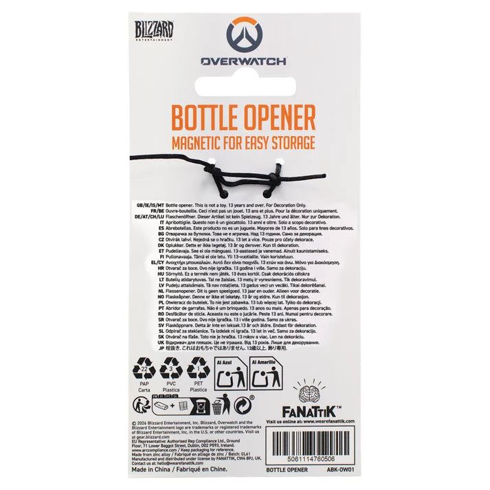 Official Overwatch - Logo Magnetic Bottle Opener