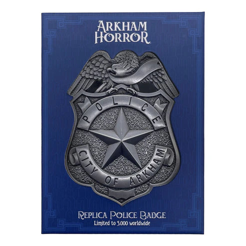 Official Arkham Horror Limited Edition Replica Police Badge Limited to 5000 pieces