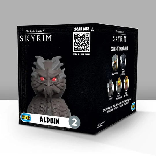 Official TUBBZ Duck Skyrim: Alduin (Boxed Edition)