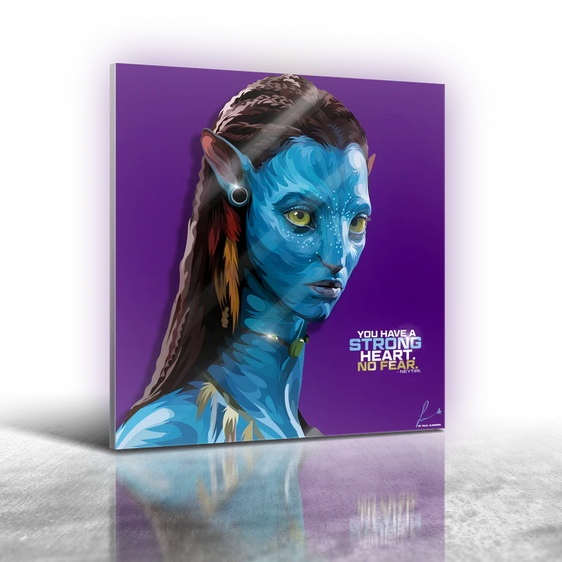 Avatar - Neytiri Frameless Art Painting (30x30cm)