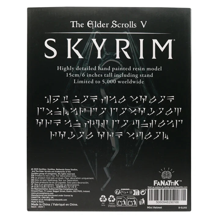 Official The Elder Scrolls V: Skyrim Dragonborn Helmet Replica