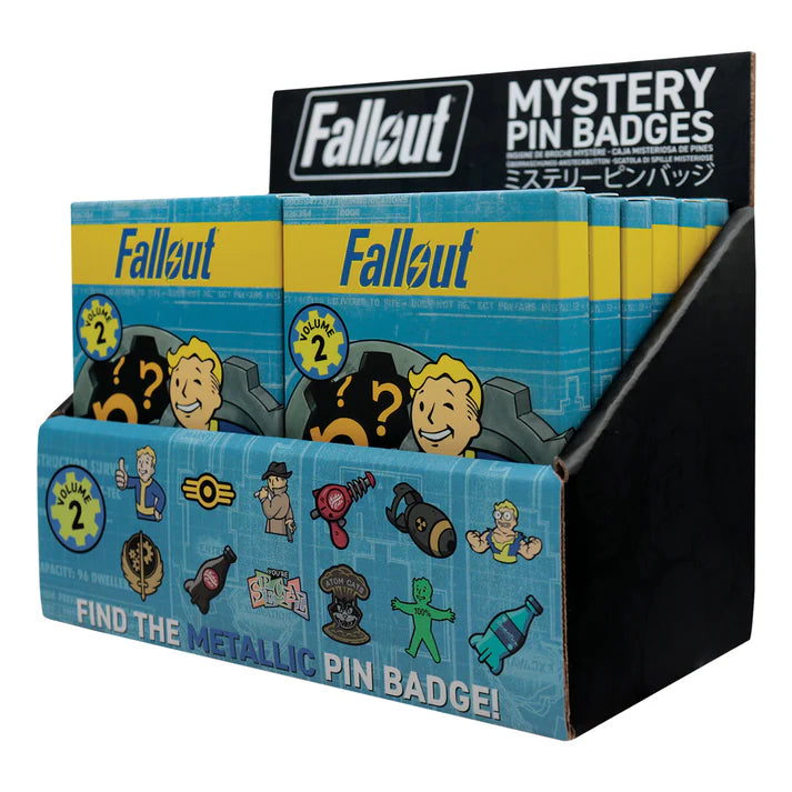Official Fallout Volume 2 Mystery Pin Badge CDU Containing Blind Box (1pcs)