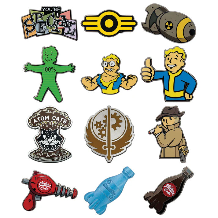 Official Fallout Volume 2 Mystery Pin Badge CDU Containing Blind Box (1pcs)