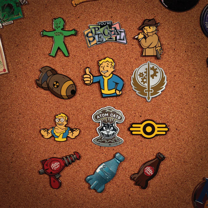 Official Fallout Volume 2 Mystery Pin Badge CDU Containing Blind Box (1pcs)