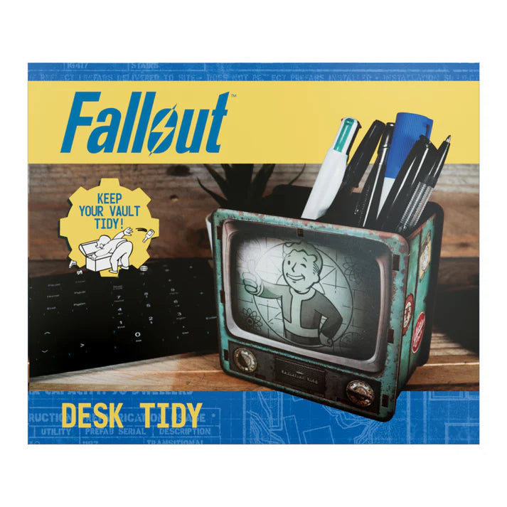 Official Fallout Wooden Desk Tidy Pencil Cup