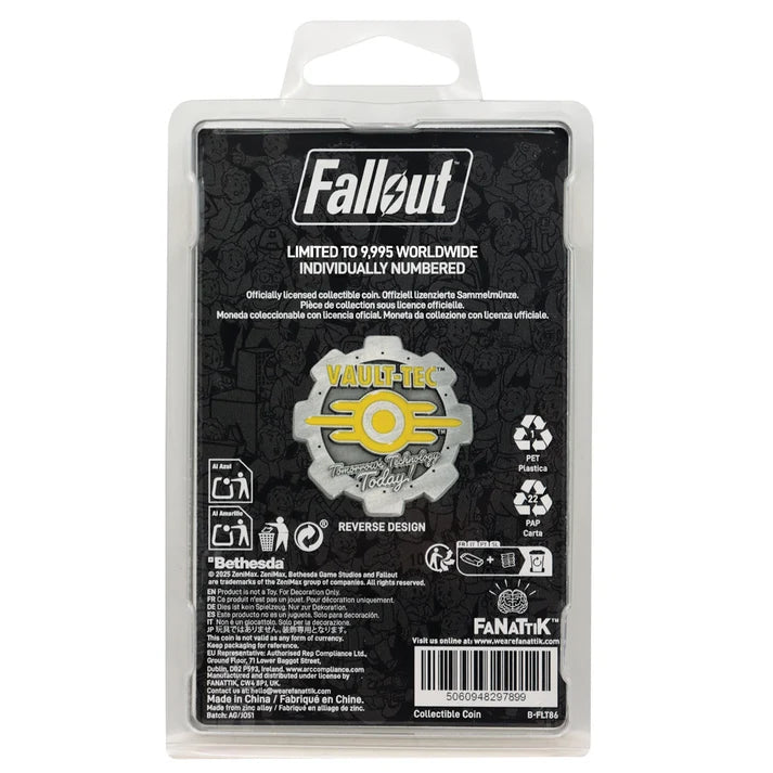 Official Fallout Limited Edition Vault 111 Door Coin
