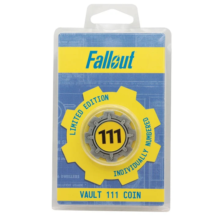 Official Fallout Limited Edition Vault 111 Door Coin