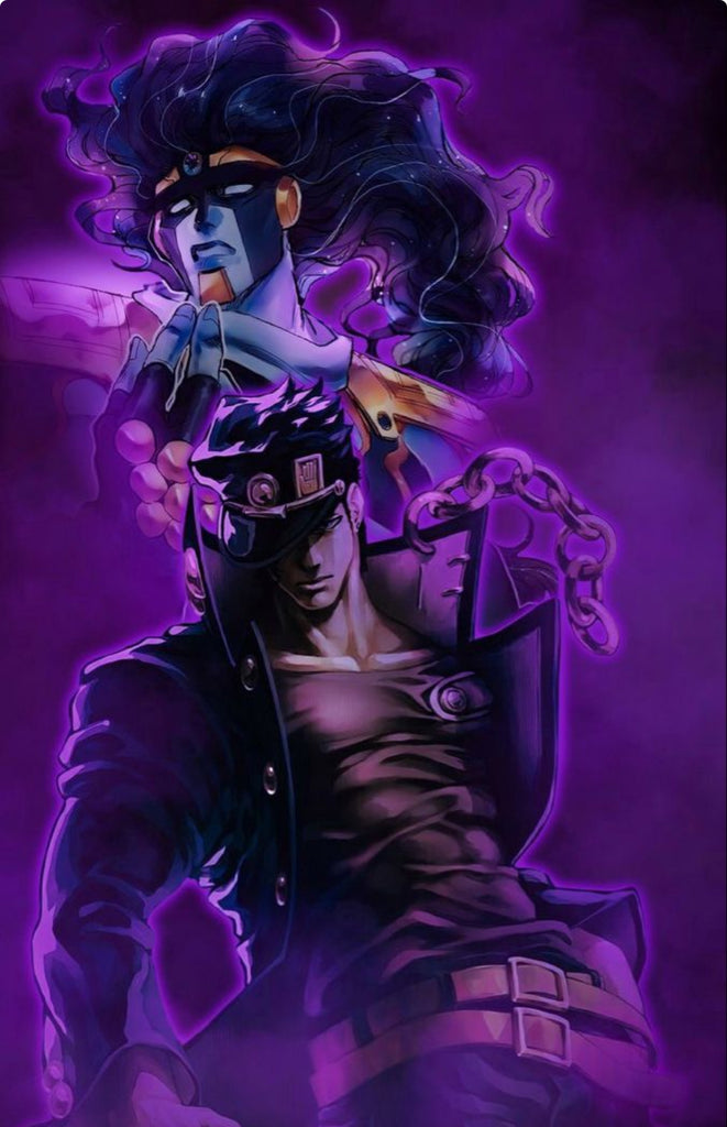 Anime Jojo’s Bizarre Adventure Decorative Painting Wall Wooden Posters (28x43cm)