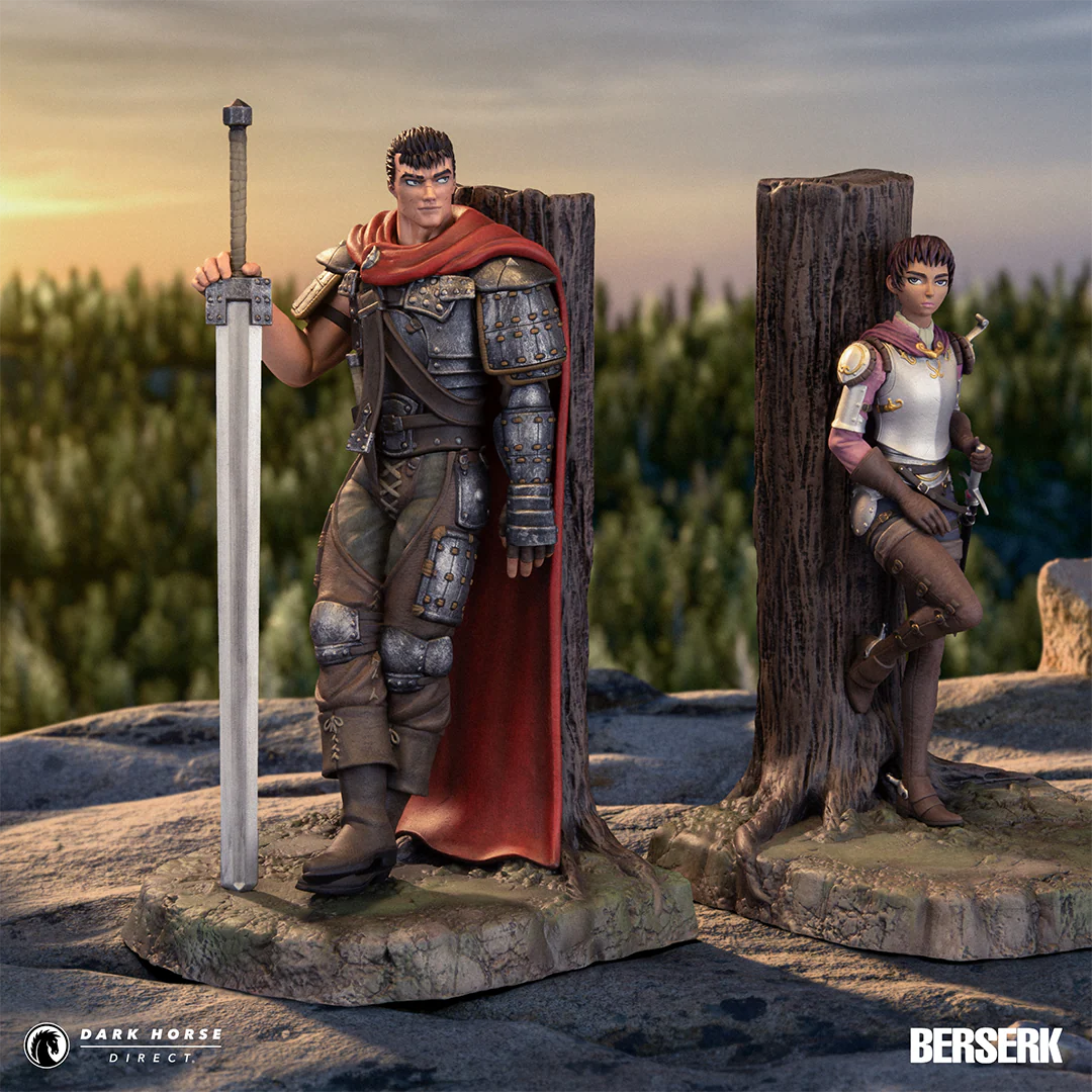 Berserk: Guts & Casca Bookends - Limited to 500 - (Number 51/500)