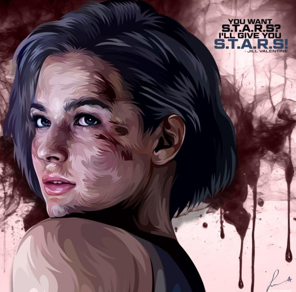 Resident Evil Jill Valentine Frameless Art Painting (30*30 cm)