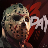 Friday The 13th Jason Voorhees Frameless Art Painting (30*30 cm)