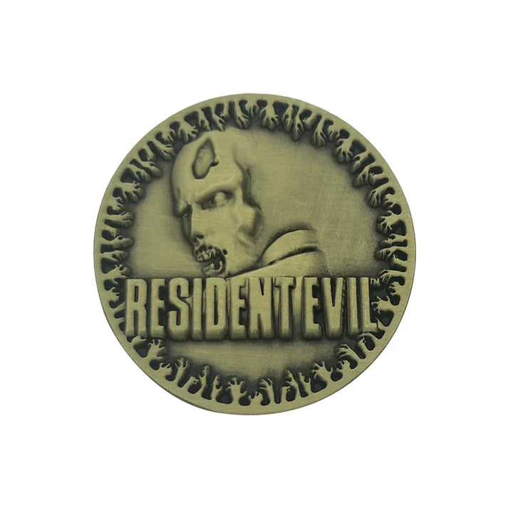 Official Resident Evil – 30th Anniversary Presentation Coin - Antique Brass Edition