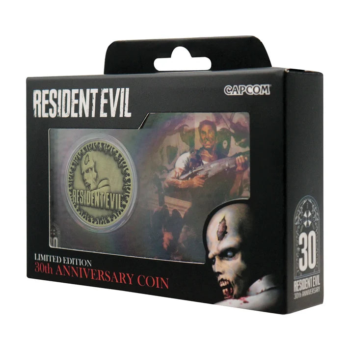 Official Resident Evil – 30th Anniversary Presentation Coin - Antique Brass Edition