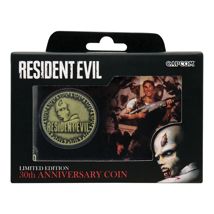 Official Resident Evil – 30th Anniversary Presentation Coin - Antique Brass Edition