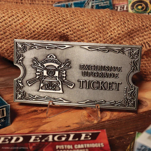 [Horror] Official Resident Evil 4 Metal Exclusive Upgrade Ticket - Limited to 2005 Pieces