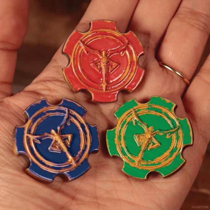 Official Resident Evil 4 - Limited Edition Church Puzzle Medallion Set