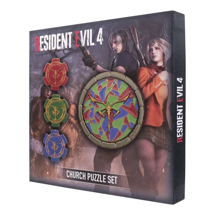 Official Resident Evil 4 - Limited Edition Church Puzzle Medallion Set