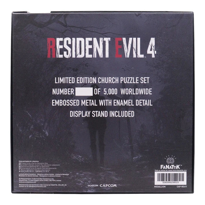 Official Resident Evil 4 - Limited Edition Church Puzzle Medallion Set