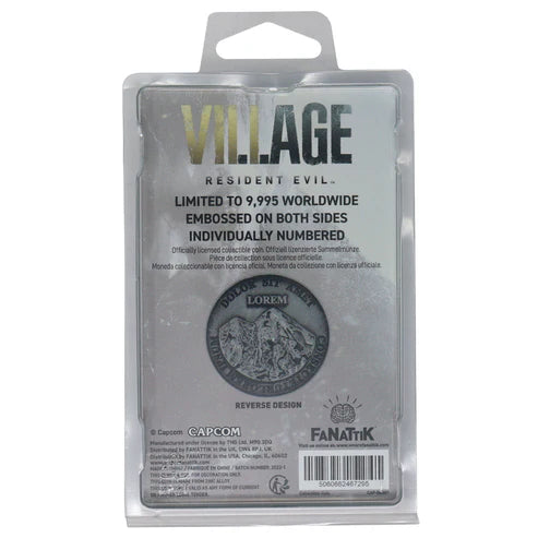 [Horror] Official Resident Evil Village Limited Edition Currency Replica Collectible Coin