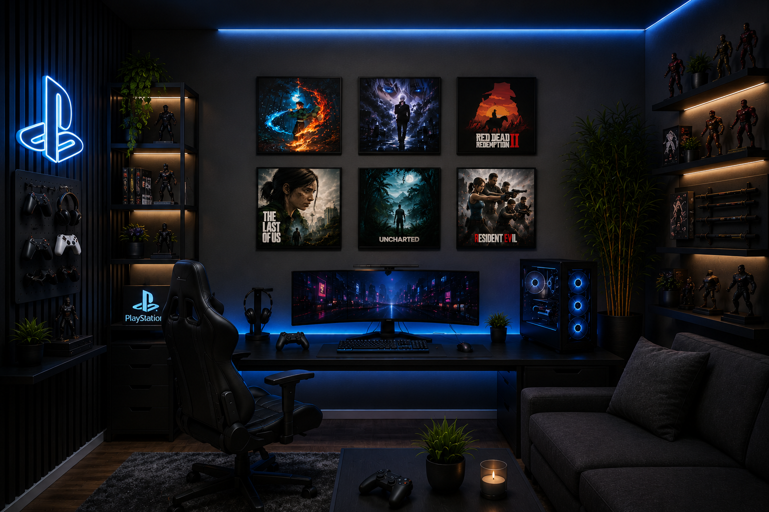 Resident Evil Frameless Art Painting on Acrylic Sheet (30x30cm)
