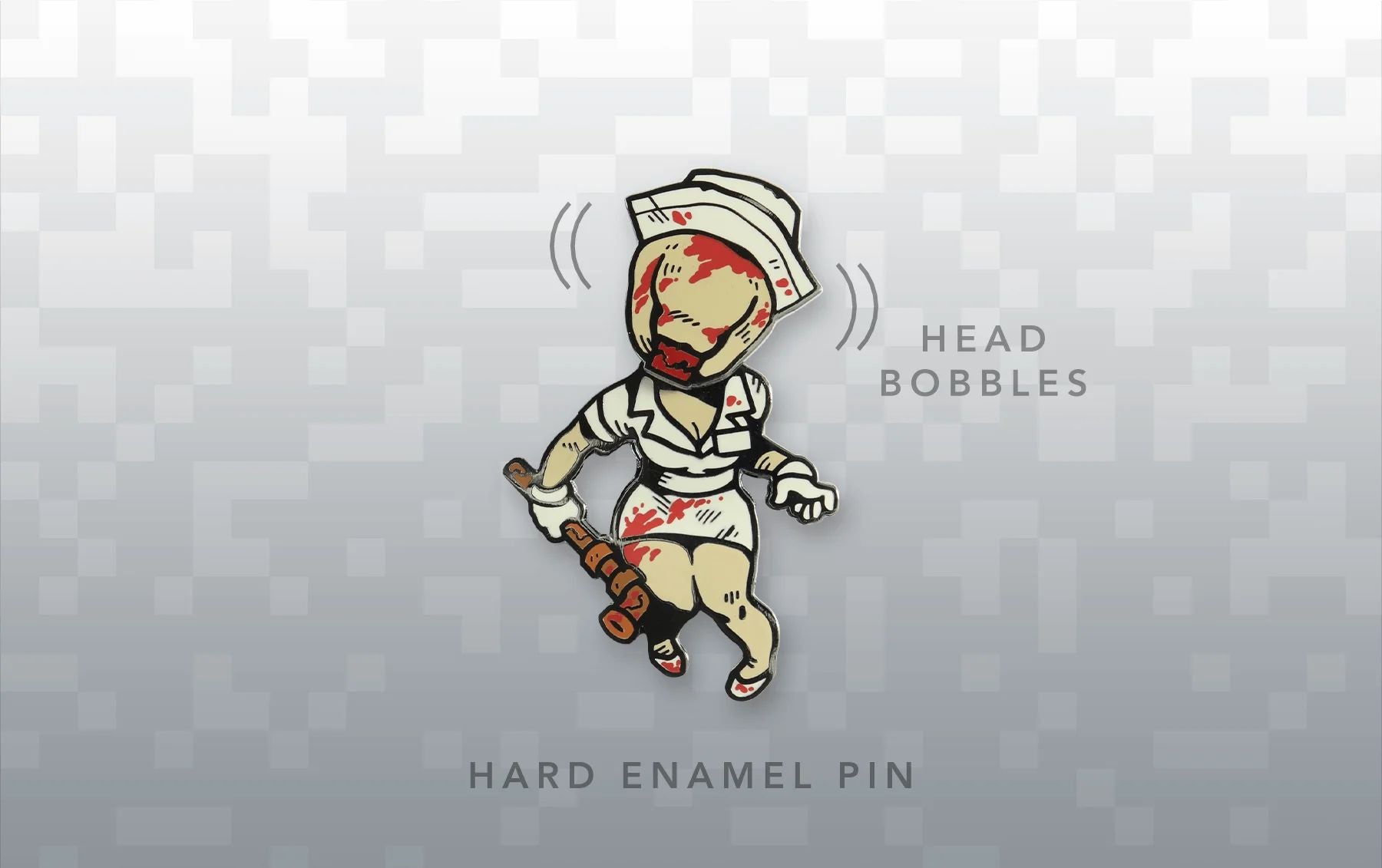 [Horror] Official Silent Hill Bobblehead Nurse Pin