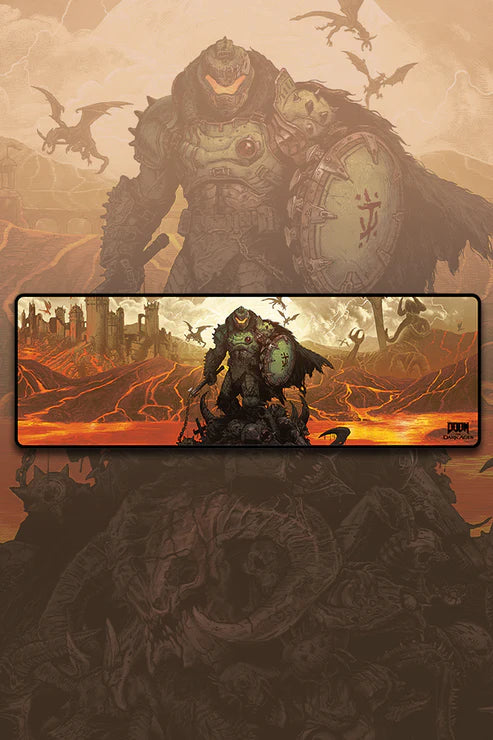 Official DOOM: The Dark Ages Slayer's Triumph Oversized Mousepad (81x27cm)