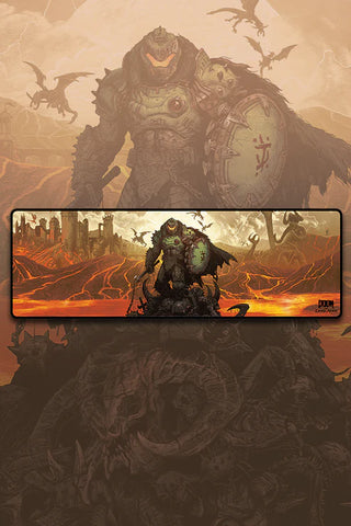 Official DOOM: The Dark Ages Slayer's Triumph Oversized Mousepad (81x27cm)