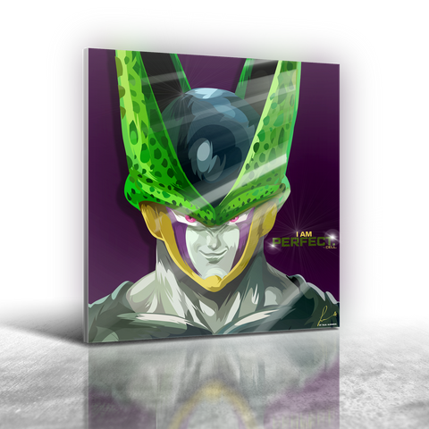 Anime Dragon Ball - Cell Frameless Art Painting (30x30cm)