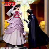 Anime Detective Conan Xross Link - Shinichi Kudo & Ran Mori Figure (17x17cm) [2pcs set]