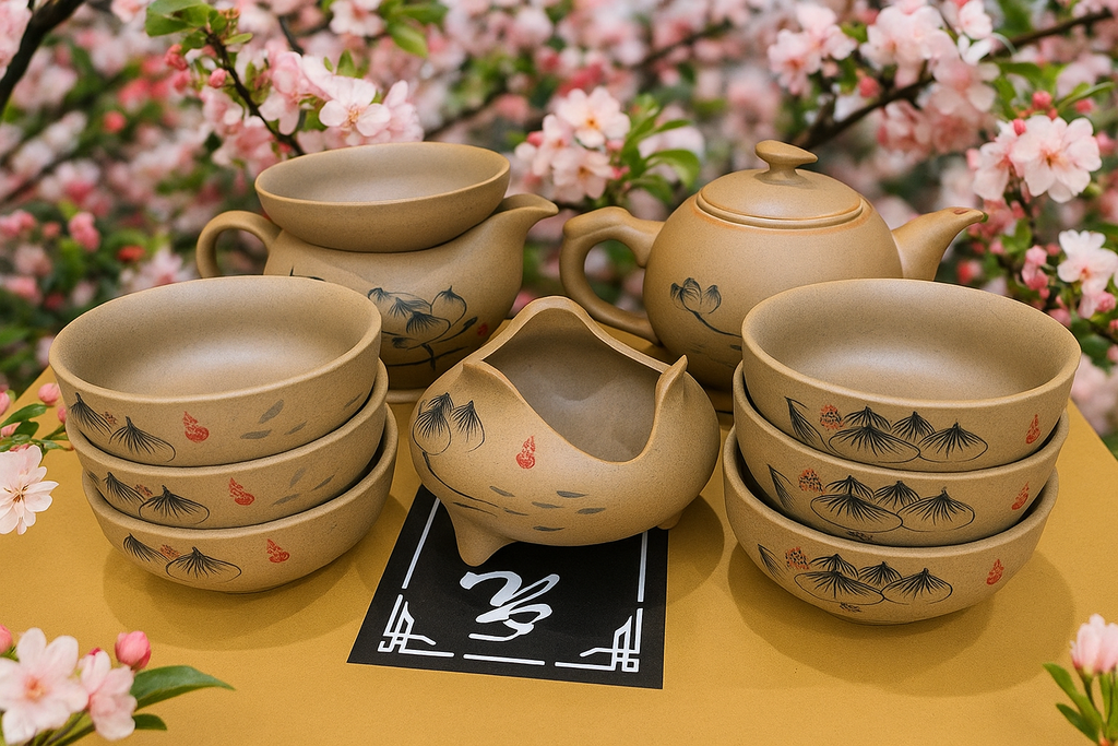 Asian Traditional Teapot 10pcs/set 12