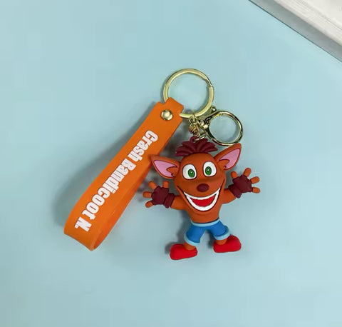 Crash Bandicoot 3D Toy Keychain