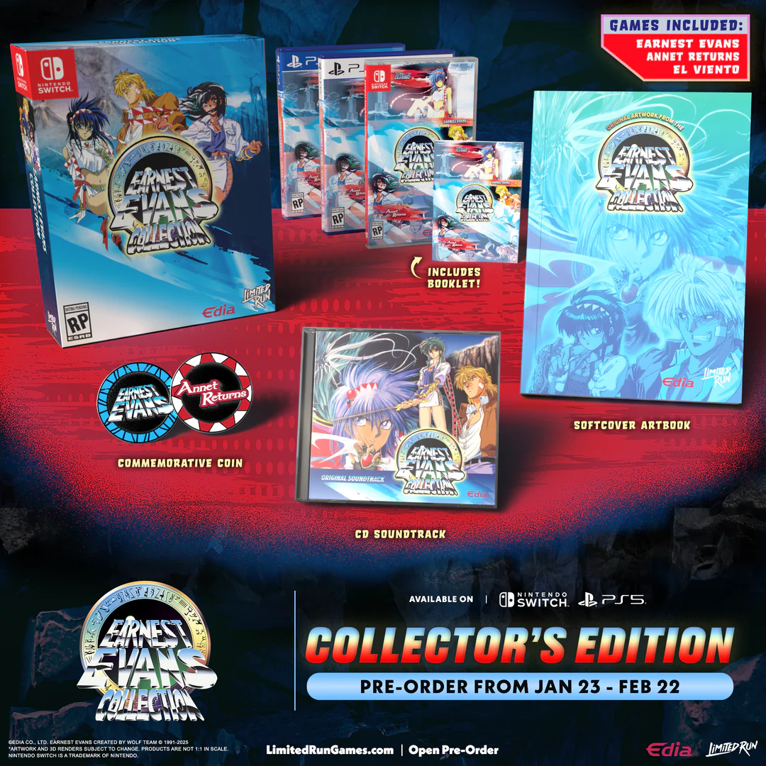 [Pre-Order] Earnest Evans Collection Collector's Edition R1