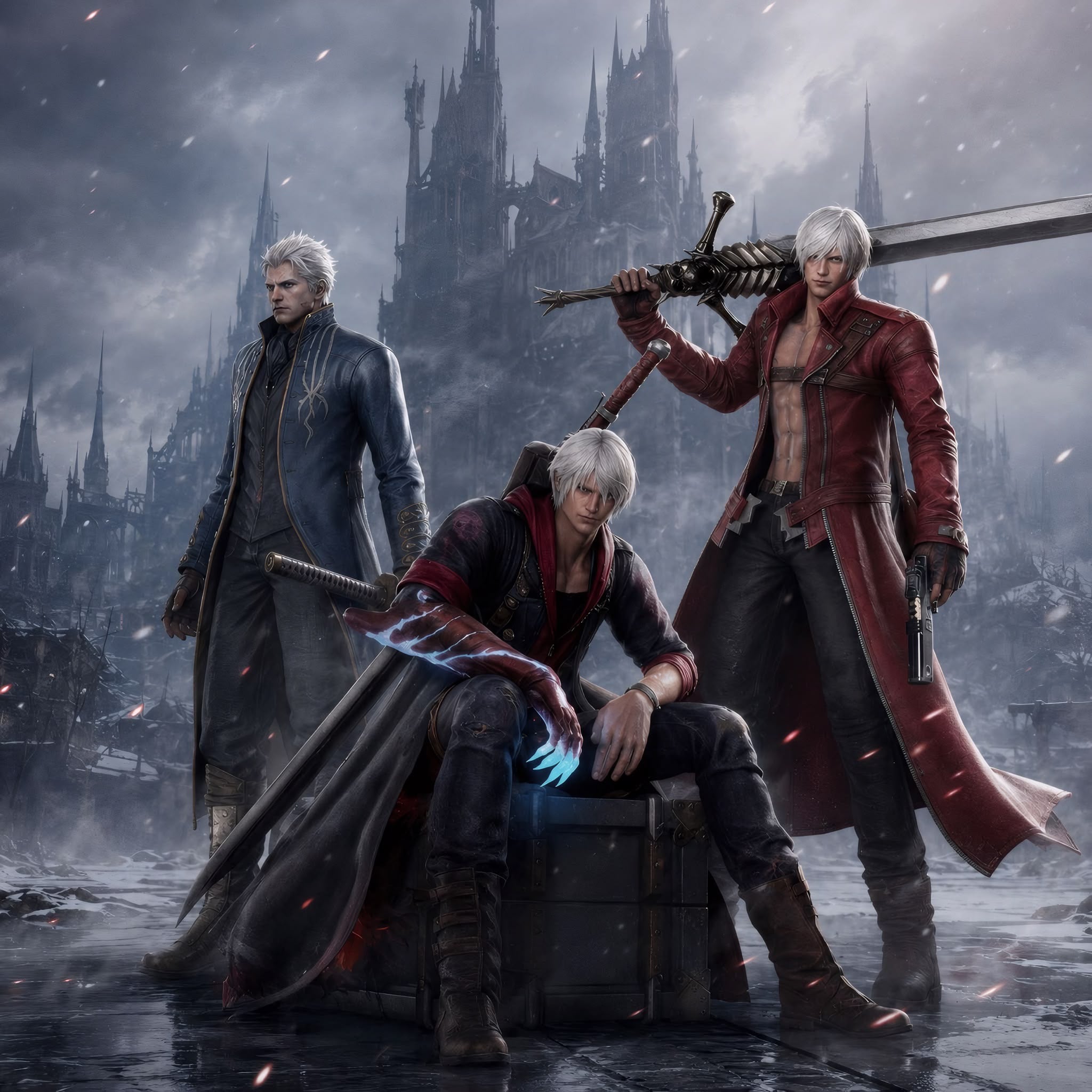 Devil May Cry Frameless Art Painting on Acrylic Sheet (30x30cm)