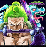 Anime Onepiece Roronoa Zoro Frameless Art Painting (30*30 cm)