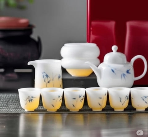 Asian Traditional Teapot 10pcs/set 1