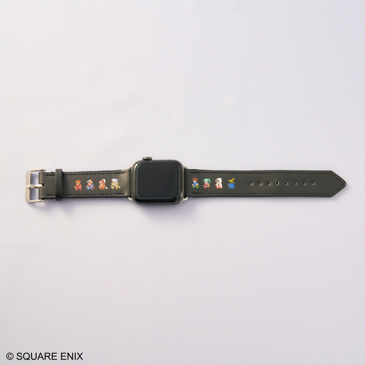 Final Fantasy Pixel Remaster Smart Watch Band - Black (Only Band for Apple Watch)